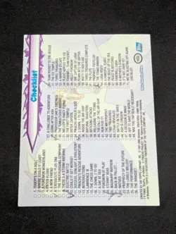 2000 POKEMON LUGIA HOLO FOIL CHECKLIST 1-71 THE MOVIE TOPPS BLUE LOGO SERIES DMG - Image 2