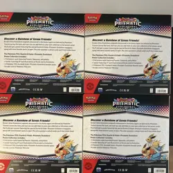 Lot of 4 Pokemon PRISMATIC EVOLUTIONS Poster Collection Factory Sealed Beautiful - Image 2