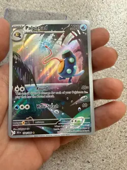 Pokemon TCG - Palpitoad 104/086 Illustration Rare - Black Bolt - NM PACK FRESH - Image 2