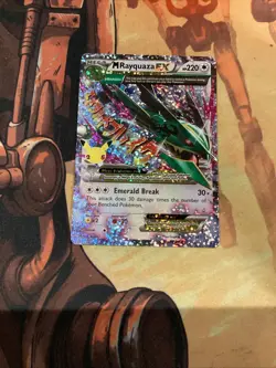 M Rayquaza EX 76/108 Celebrations Classic Collection Pokemon 2021 NM - Image 1