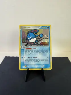Pokemon TCG: 2004 EX Team Rocket Returns Azumarill 1/109 Reverse Holo NM - Image 2