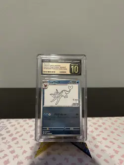 CGC 10 PRISTINE Japanese Pokemon 2023 Vaporeon 063/SV-P YU NAGABA PROMO - Image 1