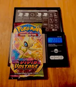 EXTREMELY HEAVY Pokemon TCG Vivid Voltage - Sealed Booster Pack (22.34g!) - Image 1