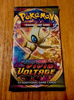 EXTREMELY HEAVY Pokemon TCG Vivid Voltage - Sealed Booster Pack (22.34g!) - Image 2