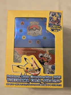 2023 Sealed Pokemon Worlds Yokohama Championships Pikachu 001/030 Deck WCS23 NEW - Image 1