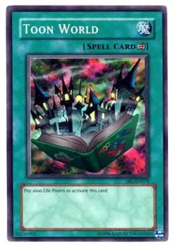 Yugioh! HP Toon World - SRL-076 - Super Rare - Unlimited Edition Heavily Played, - Image 1