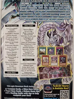 Brand New Yugioh Saga Of The Blue Eyes White Dragon Structure Deck - Image 2