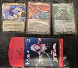NYCC 2025 Magic The Gathering: Spider-Man - Red Welcome Deck & Promo Card - Image 1