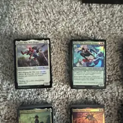 700 Card Lot- Magic MtG Spider-Man Collector Boosters- All Foil Land Rare Cards - Image 2