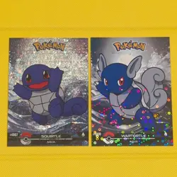 Squirtle & Wartortle - Cracked Ice Holo - Crystal Dark Black 2025 - Pokemon Card - Image 1