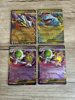Pokemon TCG Mega Evolutions - ME01 - Ex Cards Lot Of 4 Near Mint - Image 1