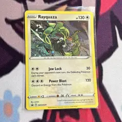 Rayquaza SWSH029 SWSH: Sword & Shield Promo Cards Holo Swirl! - Image 1
