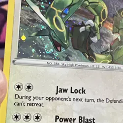Rayquaza SWSH029 SWSH: Sword & Shield Promo Cards Holo Swirl! - Image 4