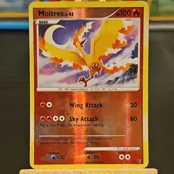 Moltres 36/147 Supreme Victors Reverse Holo Pokemon Card Played - Image 2