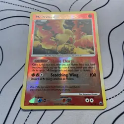 Moltres 10/100 Majestic Dawn Reverse Holo Rare Pokemon Card TCG MP - Image 2