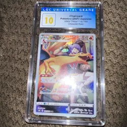 CGC 10 Pristine Charizard Holo 187/184 CHR VMAX Climax Japanese Pokemon Card - Image 1