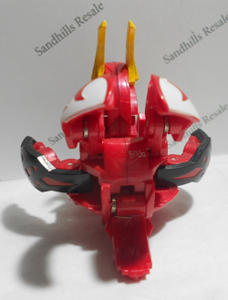 Bakugan Flare Dragaon Red Pyrus BakuTech 500G & matching card - Image 5