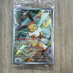 Sealed Eevee Promo #173 Pokemon Center Stamped Card Prismatic Evolutions - Image 1
