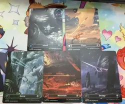 MTG - Edge of Eternities - Full Art Land Set (5 Cards Total) - FOIL - Image 1