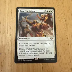 True Conviction - Medium Play MTG Commander 2014 Edition - Image 1