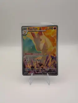 Pokemon TCG Sv10: Destined Rivals Rapidash Holo Card 189/182 Mint Condition - Image 1