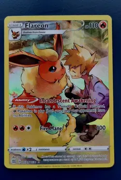 Pokemon Card TCG - Flareon TG01/TG30 (Trainer Gallery) - Brilliant Stars - LP - Image 1