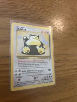 Pokemon Card Snorlax 30/130 Base Set 2 Non Holo Rare WOTC near mint - Image 3
