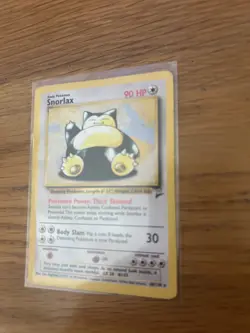 Pokemon Card Snorlax 30/130 Base Set 2 Non Holo Rare WOTC near mint - Image 4