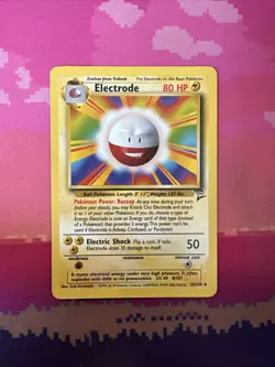 Pokemon Card Electrode Base Set 2 Rare 25/130 Near Mint - Image 1