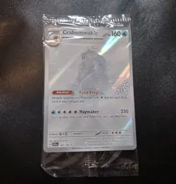 Crabominable 149/142 (Holiday Calendar) Stamped Promo Pokemon Card SEALED - Image 1