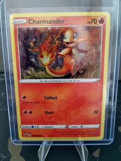 Pokemon Charmander SWSH092 Holo Black Star Promo Card - Image 1