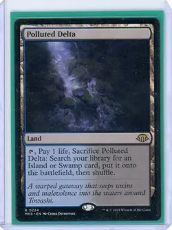 MTG Polluted Delta (224) | NM | Modern Horizons 3 {MH3} - Image 1