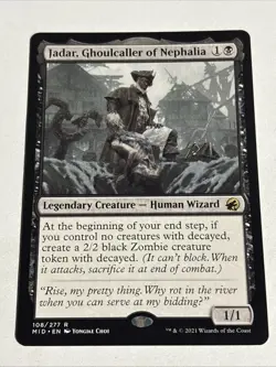 1x Jadar, Ghoulcaller of Nephalia MTG Innistrad: Midnight Hunt Rare Nonfoil NM - Image 1