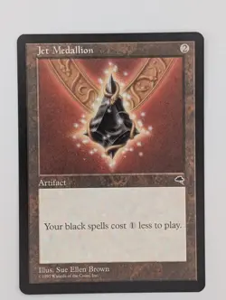 Jet Medallion - NM - Tempest - MTG - Image 1