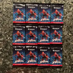 Magic the Gathering - Marvel: Spider-Man - Lot of 12 Sealed Play Booster Packs! - Image 1