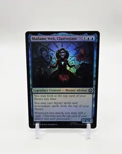 Madame Web, Clairvoyant Uncommon Foil Magic The Gathering Marvel's Spider-Man 36 - Image 1