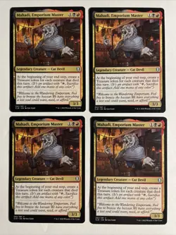 4x Mtg Baldur's Gate Mahadi, Emporium Master NM/M Magic The Gathering - Image 1