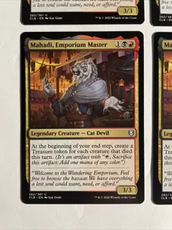 4x Mtg Baldur's Gate Mahadi, Emporium Master NM/M Magic The Gathering - Image 2