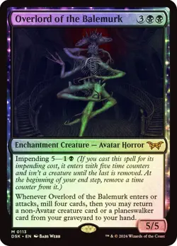 Overlord of the Balemurk Foil Duskmourn: House of Horror NM MTG - Image 1
