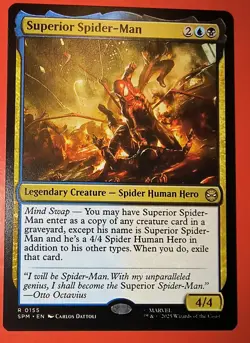 MTG: SPIDER-MAN: SUPERIOR, SPIDER- MAN ,0155, REGULAR FINISH, RARE, NM, SPM - Image 1