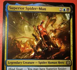 MTG: SPIDER-MAN: SUPERIOR, SPIDER- MAN ,0155, REGULAR FINISH, RARE, NM, SPM - Image 2
