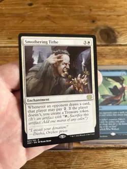 Rhystic Study Wilds of Eldraine Enchanting Tales & Smothering Tithe MTG Rare ‼ - Image 4