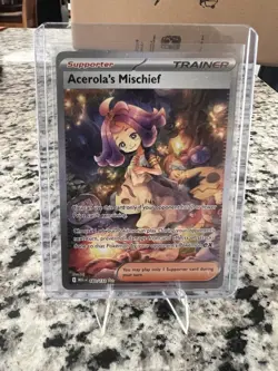 Pokemon Mega Evolution Acerolas Mischief SIR #183 Pack Fresh - Image 1