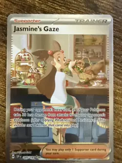 Jasmine's Gaze 245/191 Sv08: Surging Sparks Special Illustration Rare Pokemon NM - Image 1