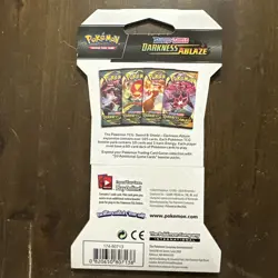 Pokemon TCG | Darkness Ablaze | Sleeved Booster Pack | New Factory Sealed 820650807121 - Image 2