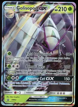 Golisopod GX SM62 Black Star Promo Full Art Holo Pokemon 2017 SM Sun Moon NM/M - Image 1
