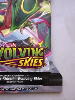 Pokemon Evolving Skies Sleeved Booster Pack | Factory Sealed | Rayquaza Pack Art - Image 4
