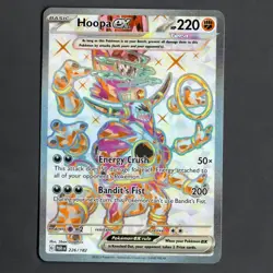 Pokemon TCG Paradox Rift Ultra Rare Full Art Holo Hoopa ex #226/182 NM/Mint - Image 1