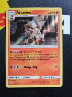 Pokemon TCG Arcanine 6/18 Detective Pikachu Holo LP - Image 1