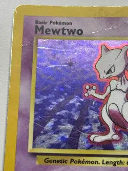 Mewtwo 10/102 - Base Set - WotC - Holo - Heavy Played - Pokemon TCG - Image 5